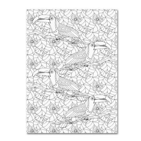 Trademark Fine Art Hello Angel 'Animals 24' Canvas Art, 18x24 ALI2986-C1824GG